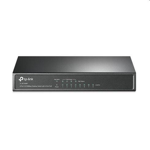 TP-Link TL-SF1008P [Stolní switch s 8 porty 10/100 Mb/s včetně 4 PoE portů]