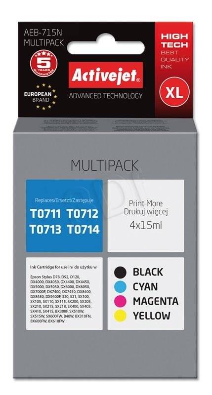 Atrament ActiveJet pre Epson T0715 Multipack AEB-715N