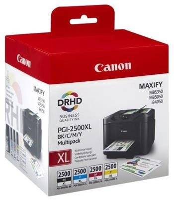 Canon cartridge PGI-2500XL Bk/C/M/Y multipack - pre MAXIFY MB5150, MB5450, iB4150