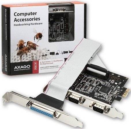AXAGON PCEA-SP PCI-Express Adapter 2x Serial + 1x Parallel