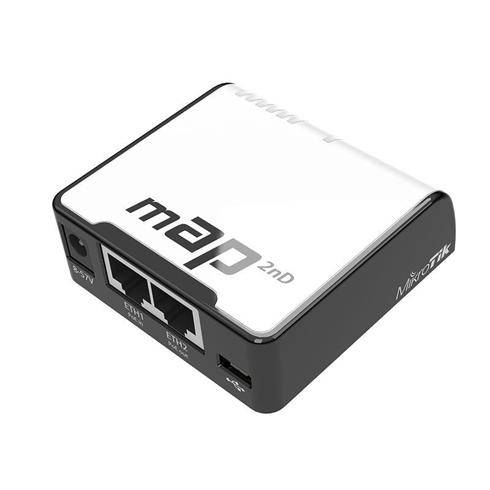 MIKROTIK RouterBOARD mAP-2nD + L4 (650MHz, 64MB RAM, 2x LAN, 1x 2,4GHz 802.11n)