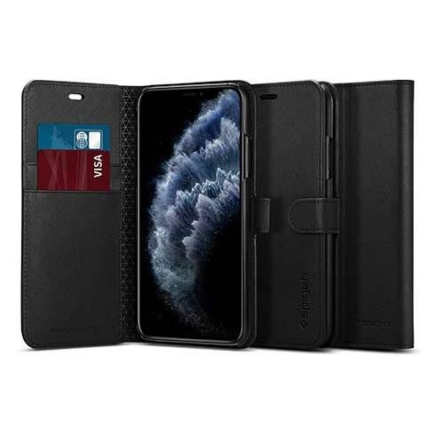Spigen puzdro Wallet S pre iPhone 11 Pro Max - Black