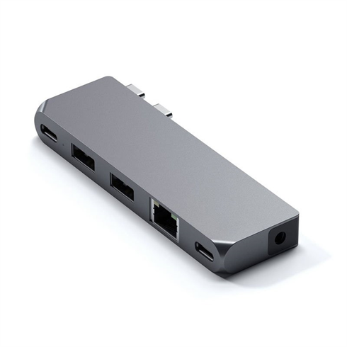 Satechi USB-C Pro Hub Mini Adapter - Space Gray Aluminium