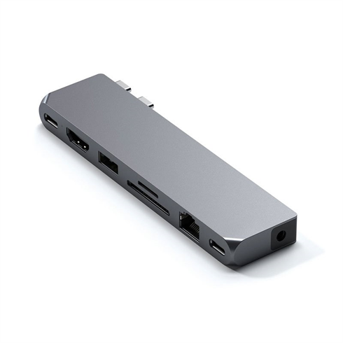 Satechi USB-C Pro Hub Max Adapter - Space Gray Aluminium