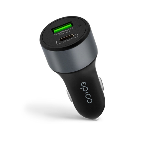 iStores by Epico 45W PD CAR CHARGER - space gray
