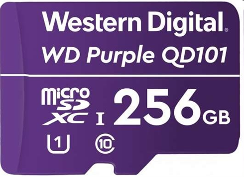 WD 256 GB Purple microSDXC card Class10 U1