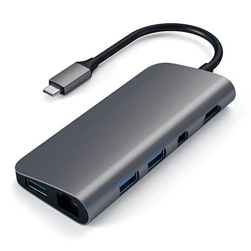 Satechi USB-C Multimedia adapter - Space Gray Aluminium