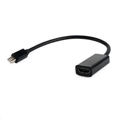 Cablexpert kábel redukcia miniDisplayport na HDMI, M/F, čierna