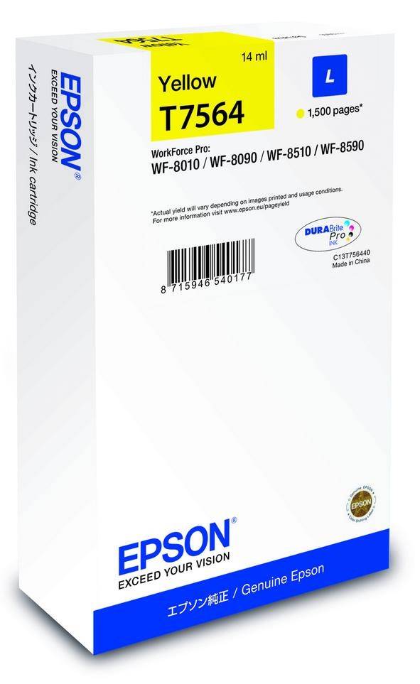 Epson T7564 L Yellow - originálny