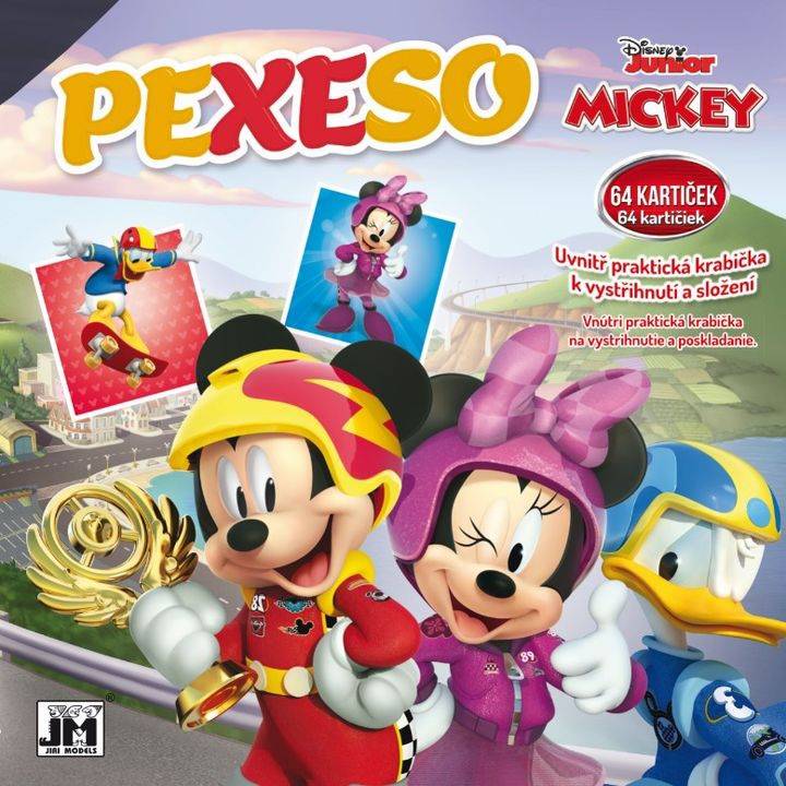 Pexeso Mickey a závodníci - autor neuvedený