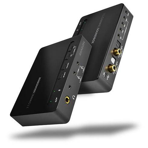 AXAGON ADA-71 USB2.0 - SOUNDbox real 7.1 Audio Adapter