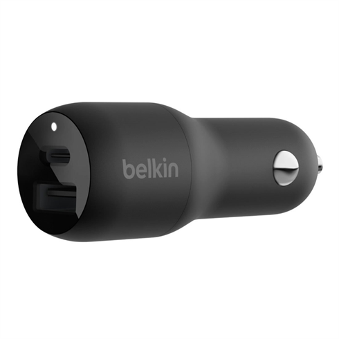 Belkin Boost Charge Dual Car Charger with PPS 37W - Black