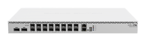 MIKROTIK RouterBOARD Cloud Router Switch CRS518-16XS-2XQ-RM + L6 (650MHz; 64MB RAM; 1x LAN; 16x SFP28, 2xQSFP28, Dual PSU) rack