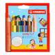 Stabilo Farbičky Woody 3 v 1 arty 6 farieb + strúhadlo