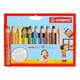 Stabilo Farbičky Woody 3 v 1 arty 10 farieb + strúhadlo