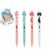 Guľôčkové pero gumovacie s líškou 0,5 plast modrej - 4 farby