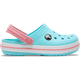 Crocs Crocband Clogs Kid's, color: Ice Blue/White, size: 32-33 EU