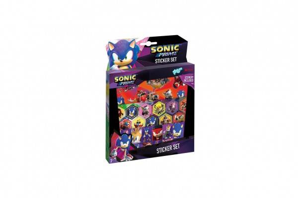 Sonic darčekový box so samolepkami v krabičke 18x24, 5x1cm