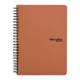 Blok A5 60-listový linajkový so špirálou lamino PP medený Metallic