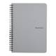 Blok A5 60-listový linajkový so špirálou lamino PP šedý Pastelini