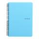 Blok A5 60-listový linajkový so špirálou lamino PP modrý Pastelini