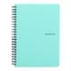 Blok A5 60-listový linajkový so špirálou lamino PP zelený Pastelini