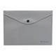 Obal na dokumenty A5 uzatvárateľný cvokom PP šedý Pastelini