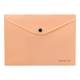Obal na dokumenty A5 uzatvárateľný cvokom PP marhuľový Pastelini