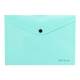 Obal na dokumenty A5 uzatvárateľný cvokom PP zelený Pastelini