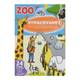 Omaľovánky A4 so samolepkami Zoo