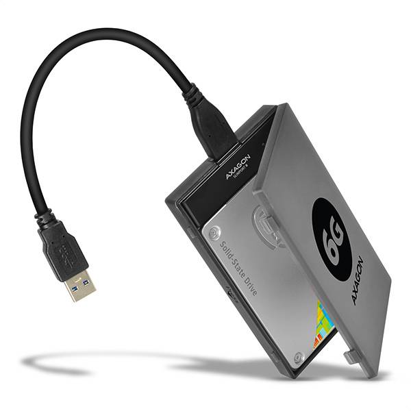 AXAGON ADSA-1S6, USB3.0 - SATA 6G UASP HDD/SSD adaptér vrátane. 2.5