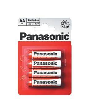 PANASONIC Red Zinc AA 4ks 00133698