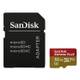Karta SanDisk MicroSDHC 32GB Extreme PLUS (10MB/s, UHS-I V30, Rescue Pro Deluxe) + adaptér