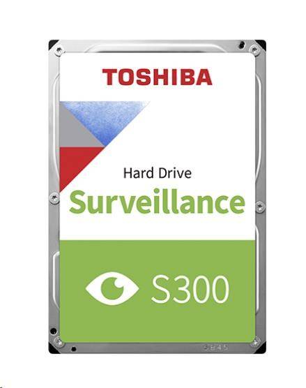 TOSHIBA HDD S300 Surveillance (CMR) 4TB, SATA III, 7200 otáčok za minútu, 128MB cache, 3,5