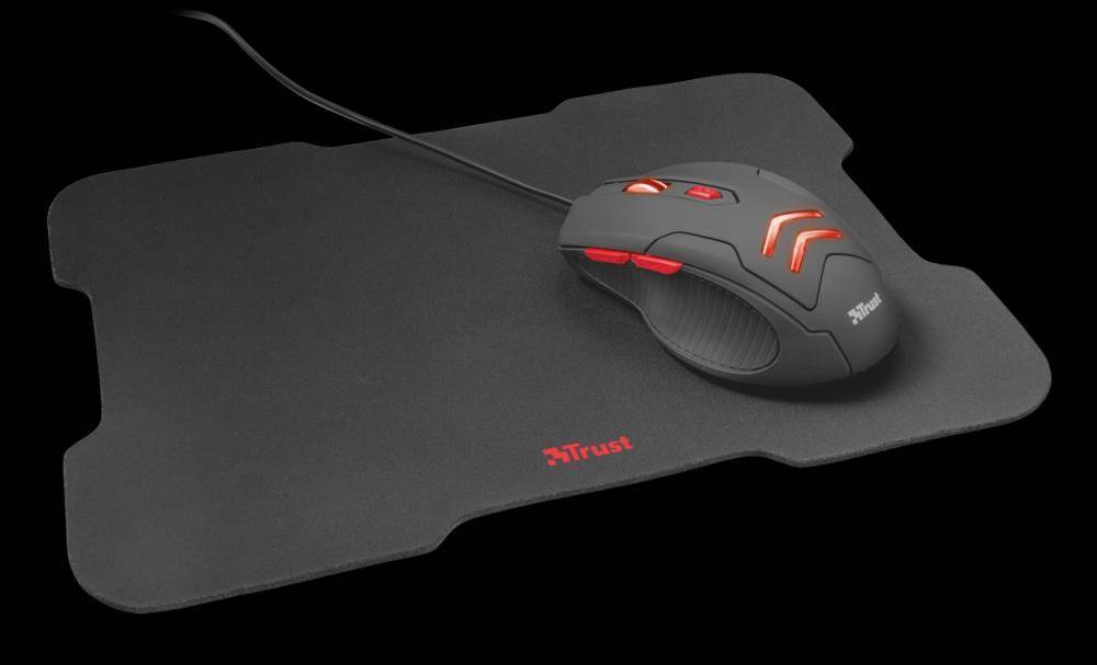 Trust Ziva Gaming Mouse with mouse pad 21963