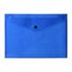Obal na dokumenty A4 - (priehľadný PP, uzatvárateľný cvokom, modrý)