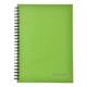 Blok A5 70-listový linajkový so špirálou po dlhšej strane College lamino zelený Neo Colori