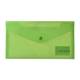Obal na dokumenty A5 - (nepriehľadný PP, uzatvárateľný cvokom, zelený, Neo Colori)