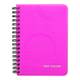 Blok A6 50-listový linajkový so špirálou po dlhšej strane College PP ružový Neo Colori