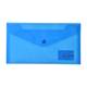 Obal na dokumenty - (DL, nepriehľadný PP, uzatvárateľný cvokom, modrý, Neo Colori)