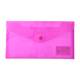 Obal na dokumenty - (DL, nepriehľadný PP, uzatvárateľný cvokom, ružový, Neo Colori)