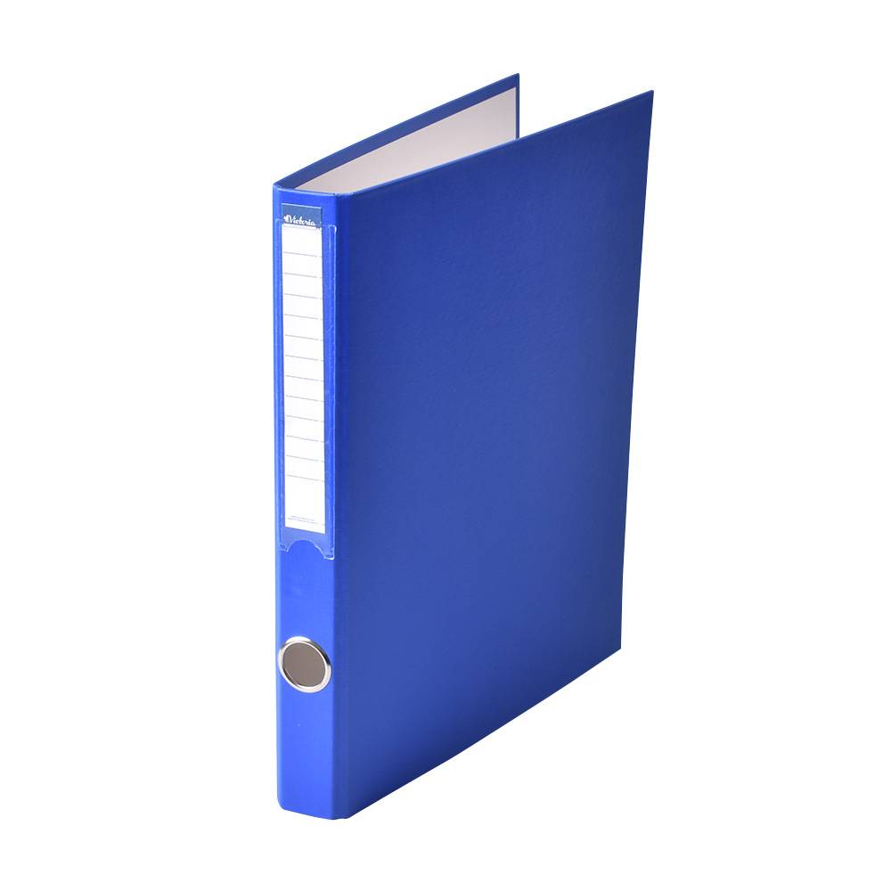 Victoria krúžkový zakladač 2 krúžky 3,5 cm A4 kartón modrý