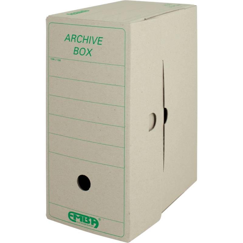 Archívny box Emba Typ I/150 260x150x330mm hnedý Emba