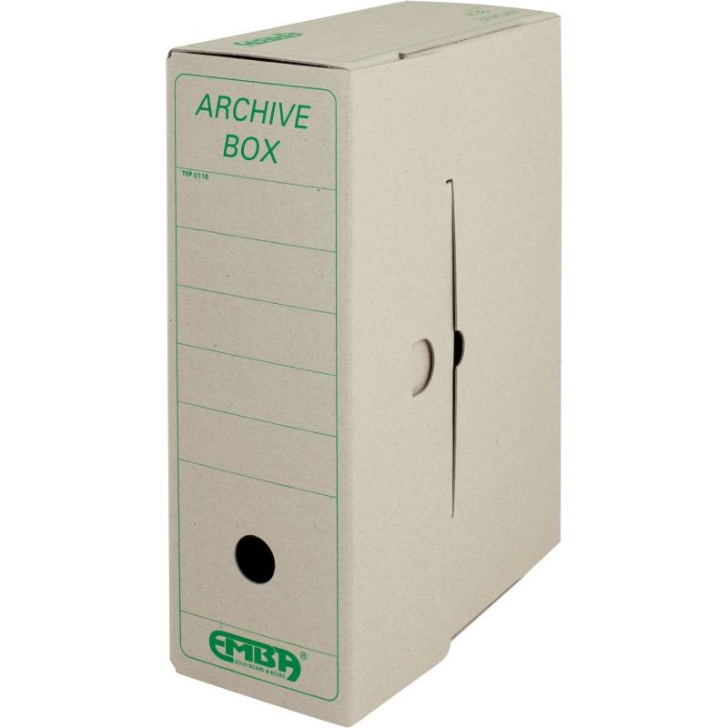 Archívny box Emba Typ I/110 260x110x330mm hnedý Emba