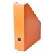 Stojan na časopisy - (kartón, lakovaný, 8 cm, oranžový)