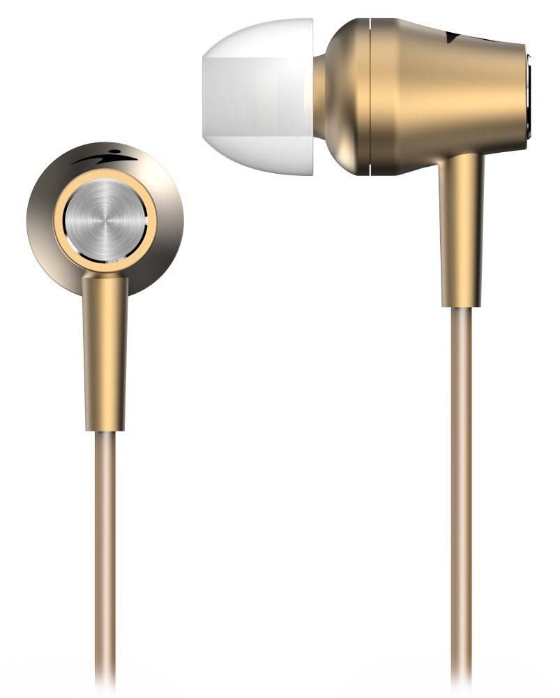 GENIUS sluchátka s mikrofonem HS-M360, zlatá
