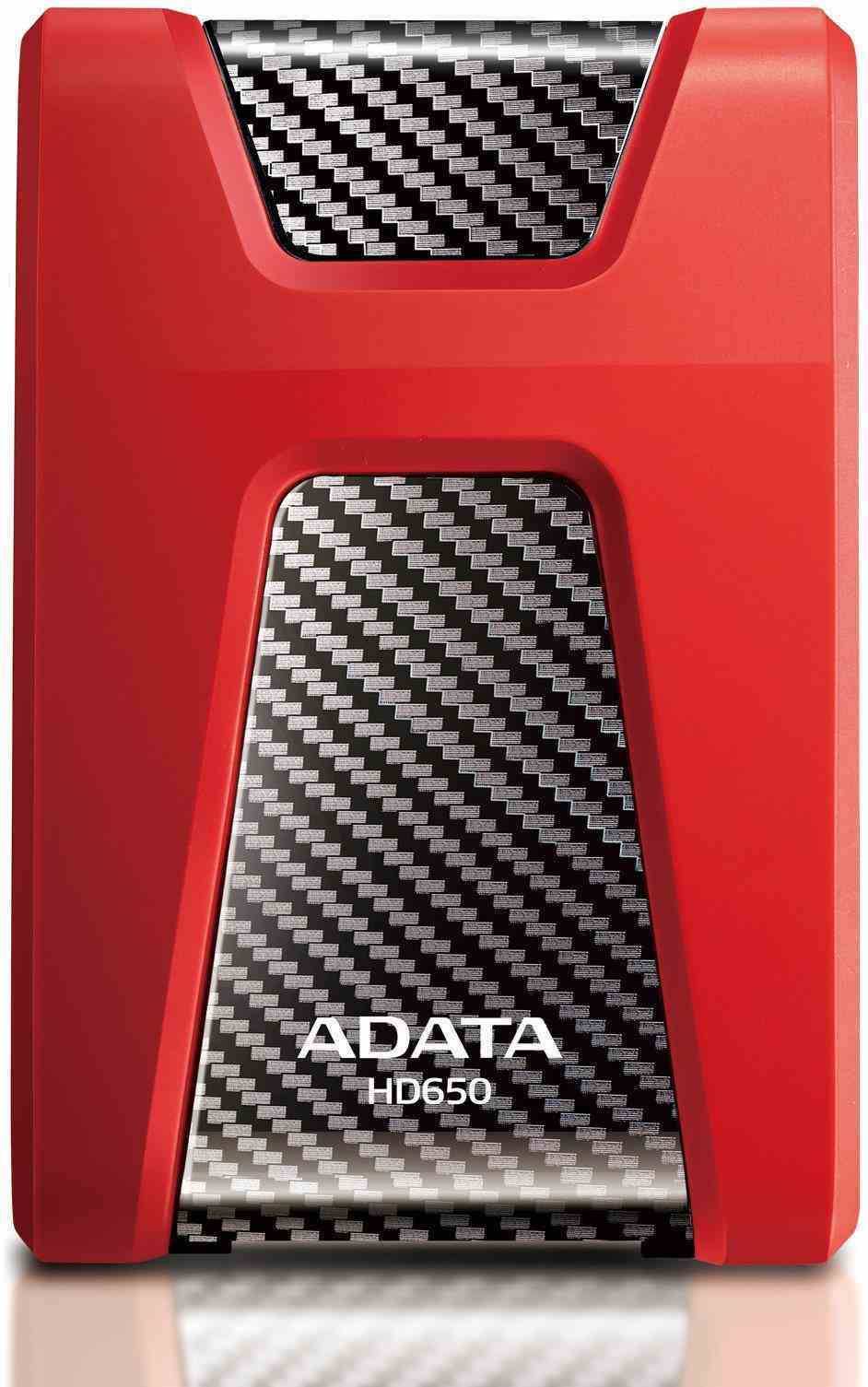 A-Data HDD HD650, 1TB, USB 3.2 (AHD650-1TU31-CRD), Red