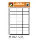 Print etikety 70x36 biele /24 et./