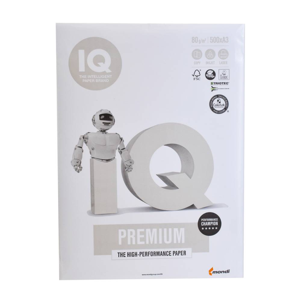 Kancelársky papier A3 80g IQ Premium Triotec