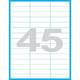 Print etikety 70x20 biele /45 et./